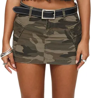 Alyweatry Women Y2k Denim Micro Skirt Low Rise Cute Bodycon Jean Mini Skirt with Pockets Summer Trendy Streetwear