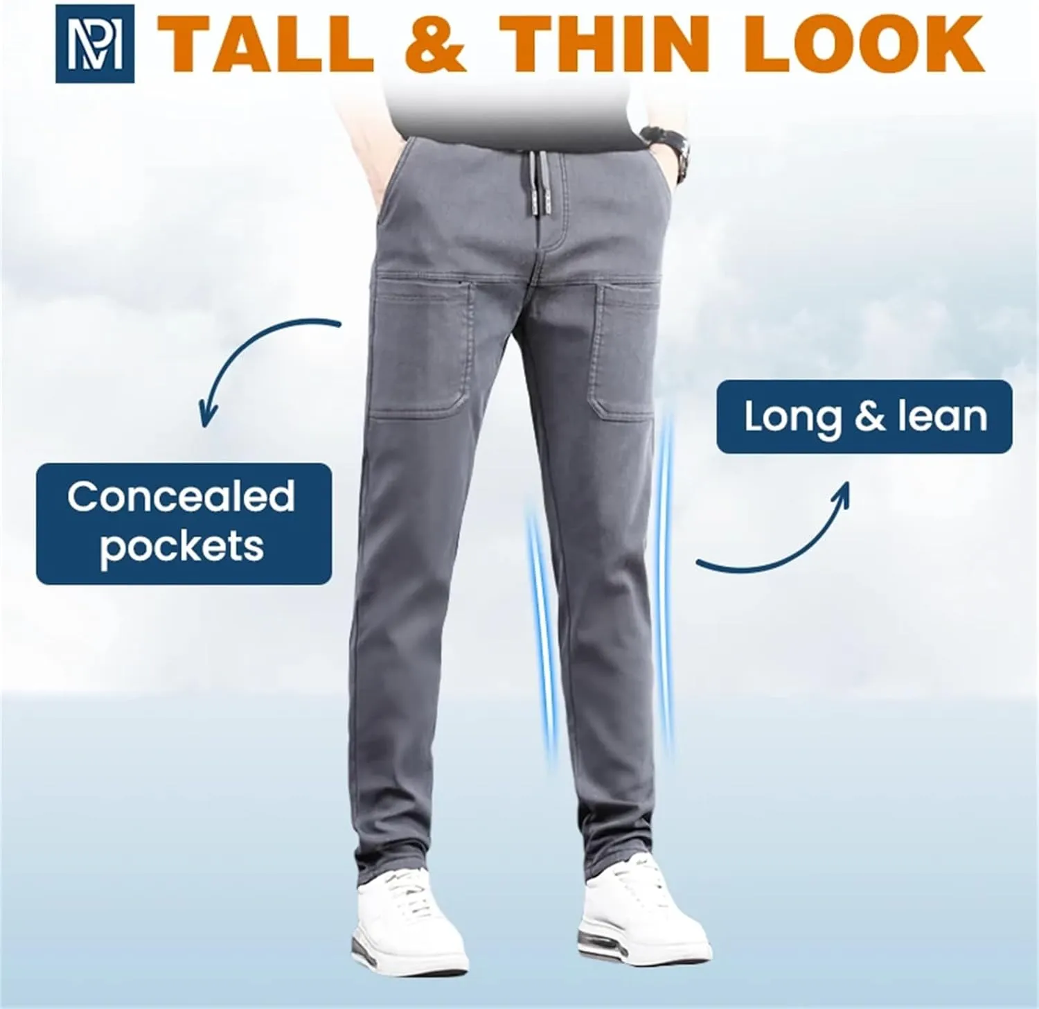 Manzera Stretch Cargo Pants, Men Comfy Multi Pants, Multipants-High Stretch Multi-Pocket Cargo Pants-Dark Grey||4XL
